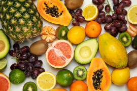 Receta de ensalada de frutas con productos frescos del folleto Spar y catálogo Alcampo